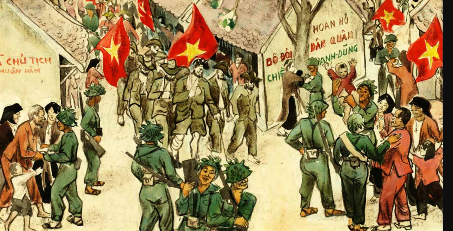 Scottishleftrev's tweet card. In May 1975, the Vietnamise people’s army toppled the US puppets. The victory was an example to liberation movements across the world, remembers Bill Bonnar.