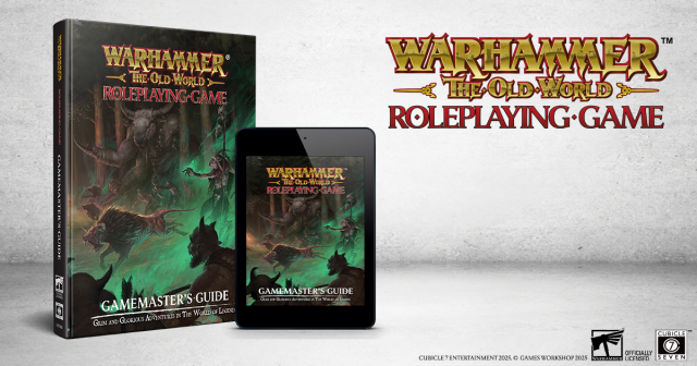 cubicle7's tweet card. A very quick overview of the forthcoming GM’s Guide for the brand new Warhammer RPG.