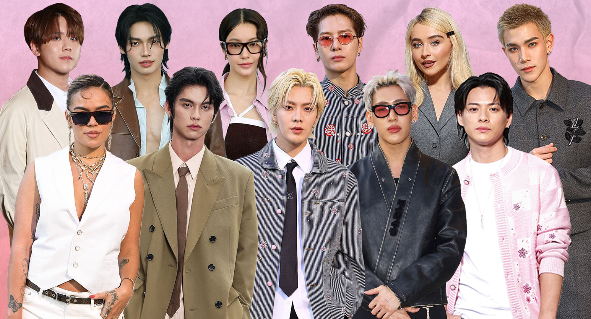 nomannersmag's tweet card. The best celebrity fashion at the Men's Spring-Summer 2026 shows, from Win Metawin, Raul and Kerem Bürsin to Fourth, Karol G, Anuel and Yuta.