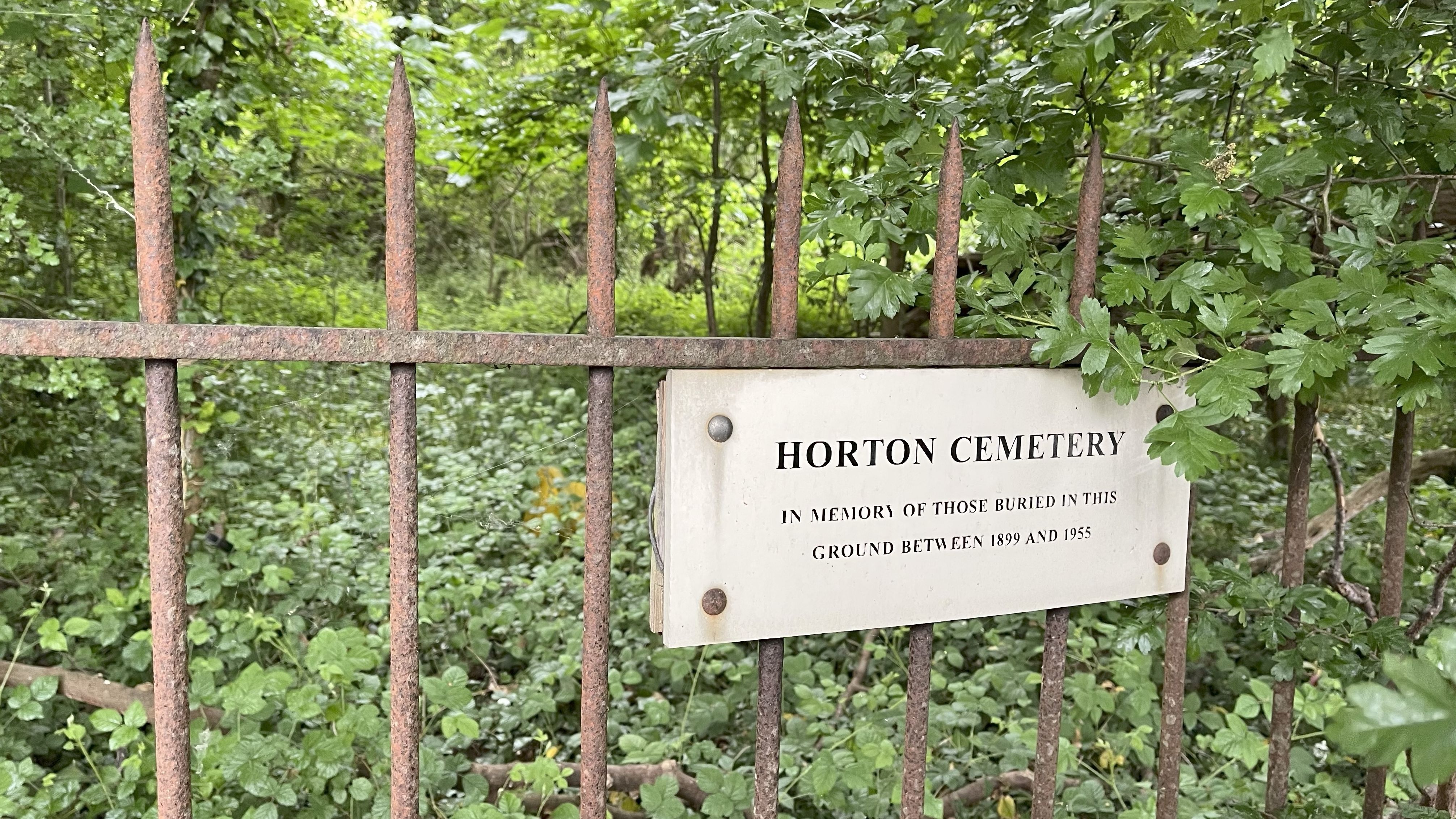 MrMickCoyle's tweet card. It's thought Horton Cemetery in Surrey is the biggest of its kind in Europe....