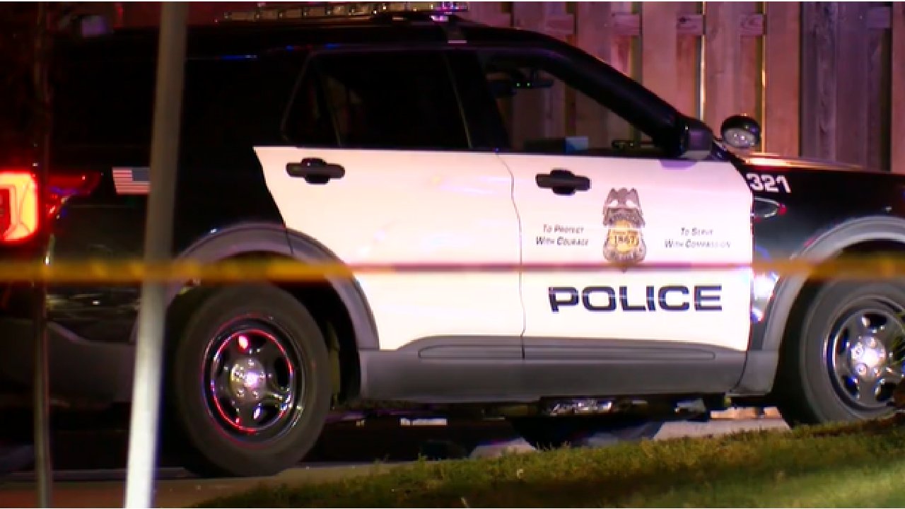 KSTP's tweet card. Minneapolis police confirmed two officers were hurt while responding to a domestic abuse report.