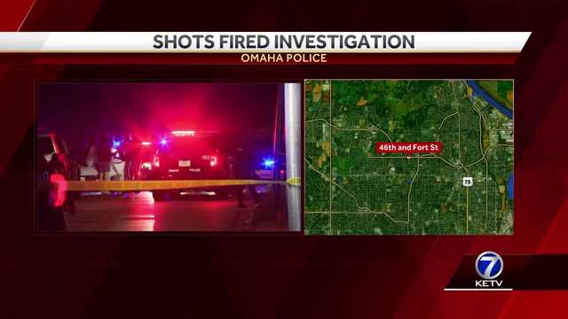 KETV's tweet card. Officers taped off the area of Fort Street and North 46th Street to search for evidence of a shooting