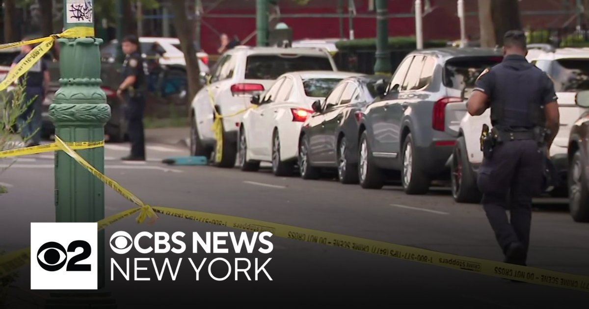 CBSNewYork's tweet card. Officers say they were forced to open fire, and another suspect is on the run. CBS News New York's Elijah Westbrook has the latest from the scene.