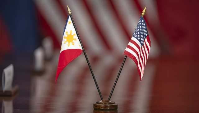 wyffnews4's tweet card. President Trump hosts Philippine President Ferdinand Marcos Jr. at the White House to discuss security and trade