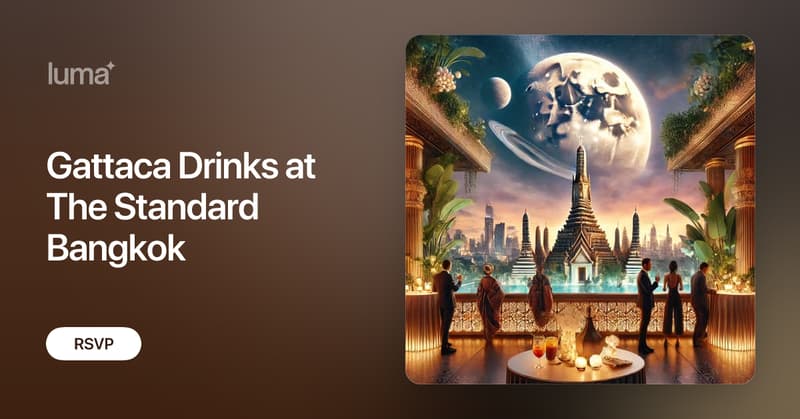 titanbuilderxyz's tweet card. Join Gattaca, the team behind Titan Builder and Titan Relay, for some refreshing drinks and snacks at The Standard hotel in Bangkok. Come engage in…