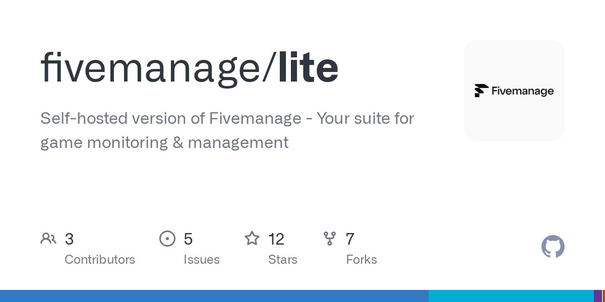 dev_chip's tweet card. Self-hosted version of Fivemanage - Your suite for game monitoring & management - fivemanage/lite