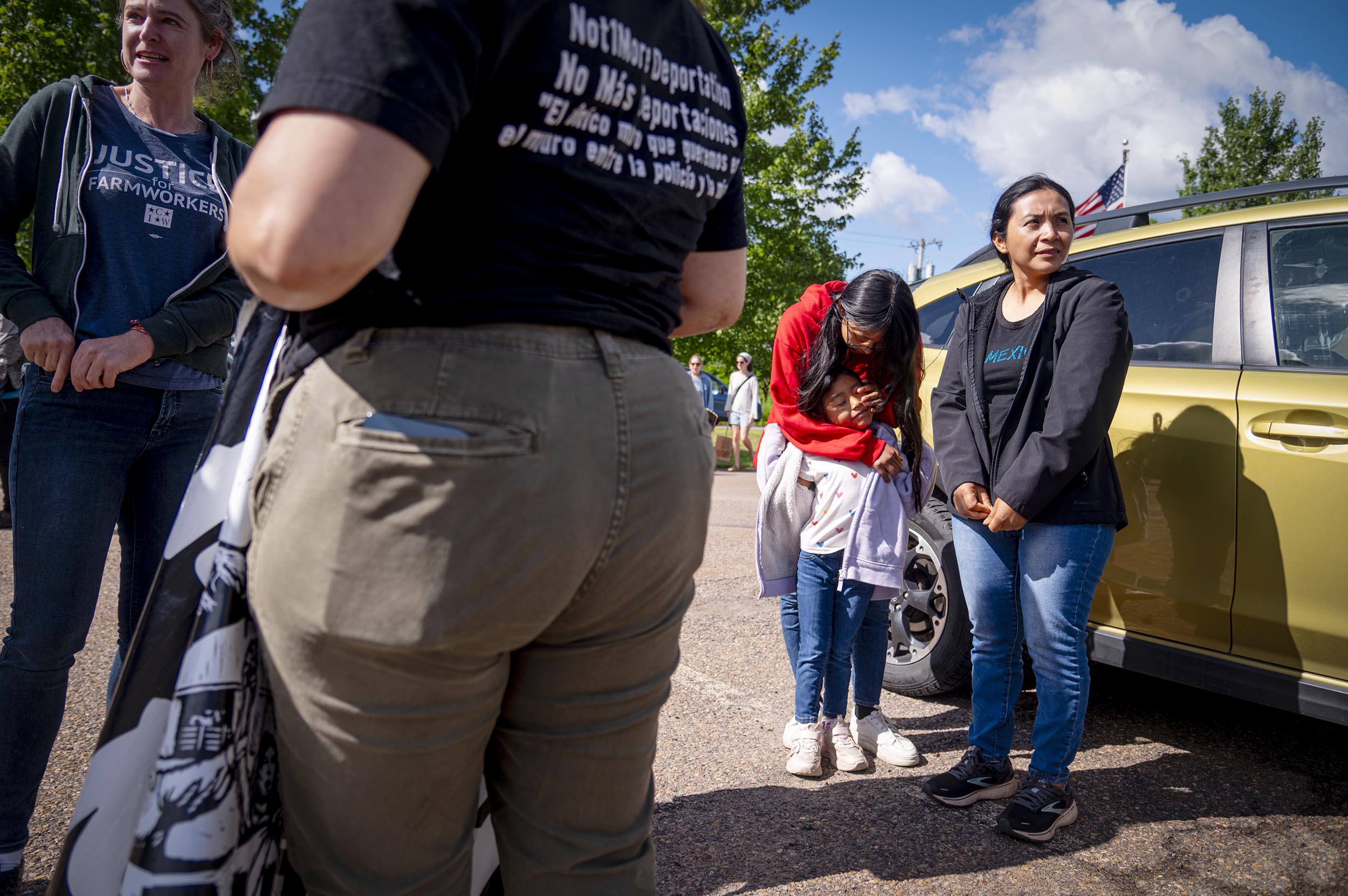 vtdigger's tweet card. Activists have seen people detained or swiftly deported under the guise of mandatory check-in meetings at ICE offices. For Wuendy Bernardo and Steven Tendo, about 200 rallied in St. Albans on Monday.
