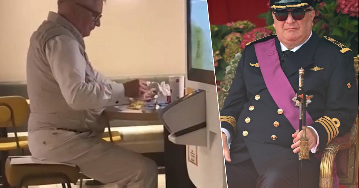 belovay_s's tweet card. Een opvallende gast bij McDonald’s in het Vlaams-Brabantse Overijse, maandagavond. Nadat hij overdag een kerkdienst in Bergen bijgewoond had en nadien aandachtig toeschouwer van het traditionele...
