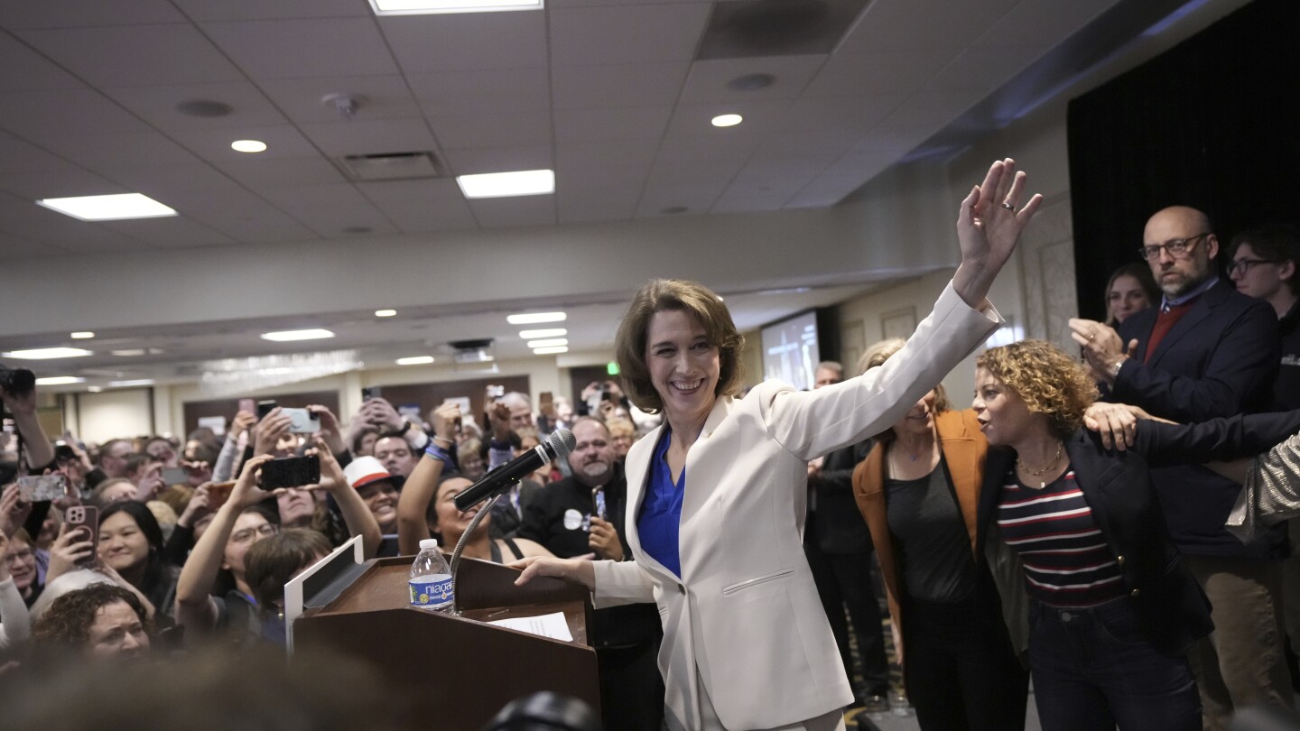 AP_Politics's tweet card. The Democratic-backed candidate for Wisconsin Supreme Court has won, defeating President Donald Trump’s endorsed challenger.
