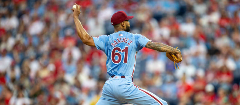 RotoWireMLB's tweet card. Monday's top MLB DFS options on FanDuel include Cristopher Sanchez as the Philadelphia Phillies head out on the road to face the Chicago White Sox.