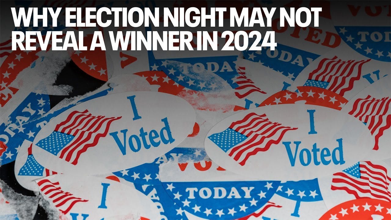 DaniLang_Votes's tweet card. America may not know whether former president Donald Trump or Vice President Kamala Harris will win the 2024 election for a few days. Here's why.
