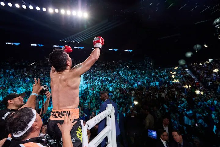 boxingscene's tweet card. Experience 10 hours of boxing alongside Eric Raskin and friends as they watched Oleksandr Usyk KO Daniel Dubois and Manny Pacquiao fight Mario Barrios to a draw.