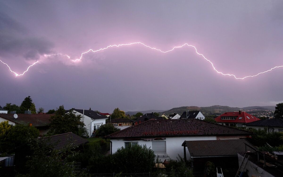 climate's tweet card. Severe storms are triggering flooding in parts of Europe following weeks of extreme heat, while temperatures on the Italian island of Sicily climb to 44C (111F).