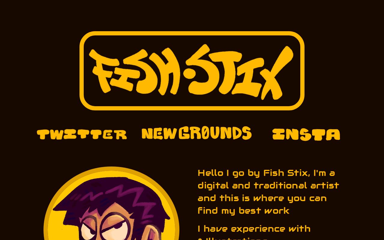 FISH_ON_STIX's tweet card. Fish Stix Porfolio