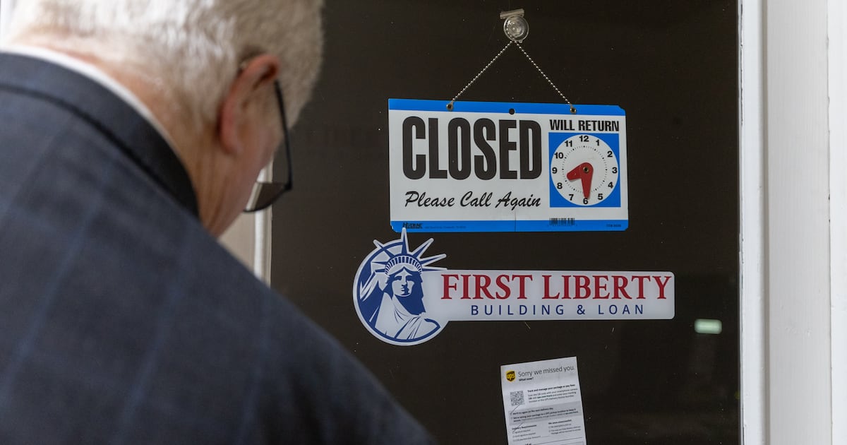 ajc's tweet card. The complaint, which seeks class action status, adds to the growing web of civil and regulatory scrutiny surrounding First Liberty Building & Loan.