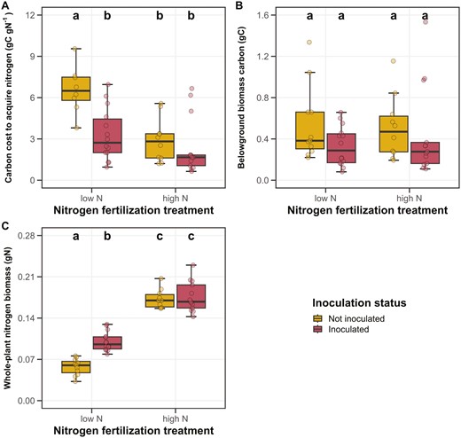 AoB_PLANTS's tweet card. This study investigates how nitrogen fixation and soil nitrogen fertilization interact to influence plant carbon costs of nitrogen acquisition. We found th