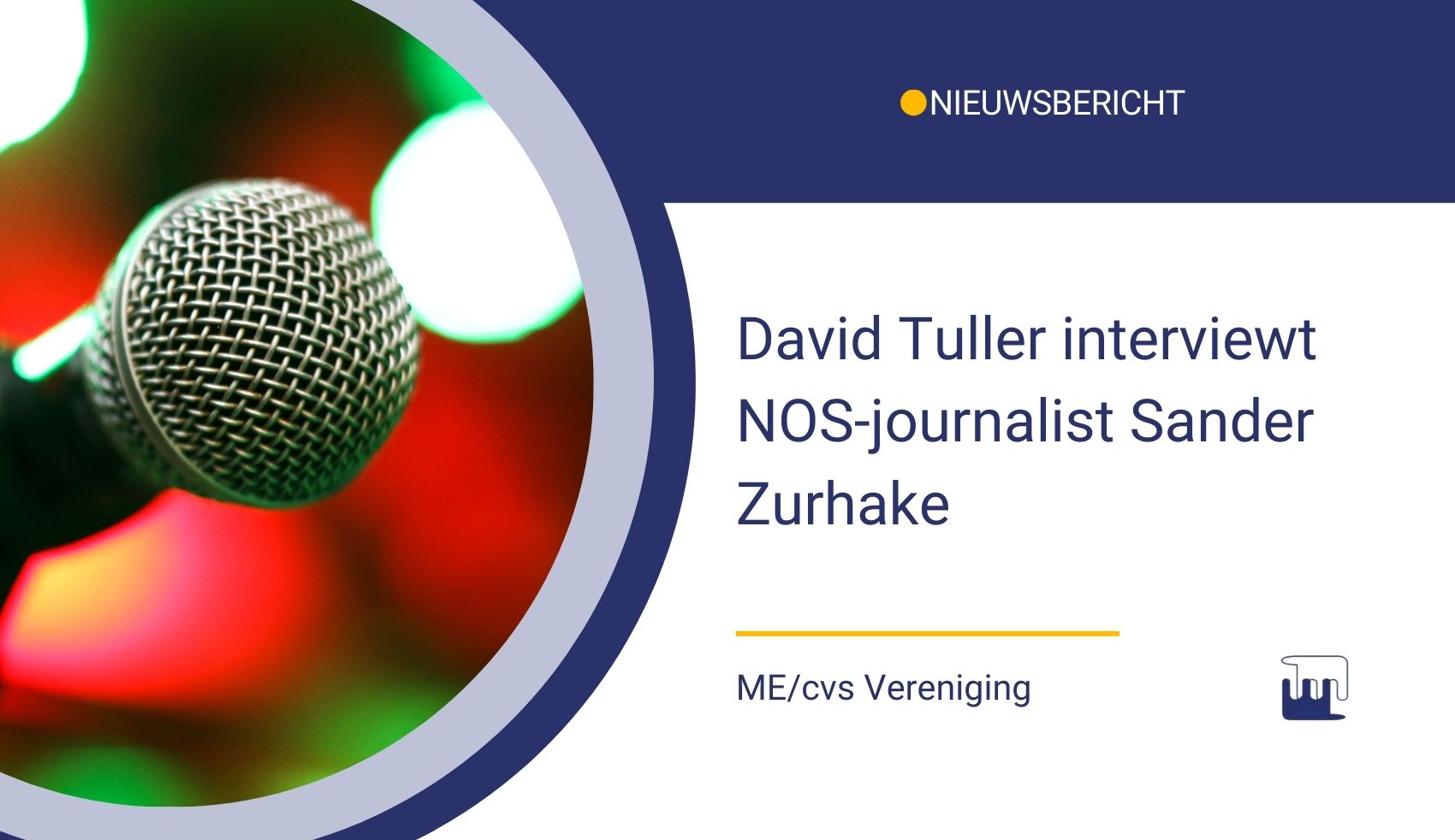 MEcvsVereniging's tweet card. David Tuller sprak met Sander Zurhake van de NOS die recent publiceerde over kinderen met ME/cvs, die behandeld werden met CGT en GET.