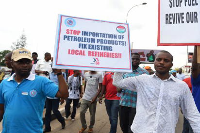 labourstart's tweet card. By Victor Ahiuma-Young The Nigeria Union of Petroleum and Natural Gas Workers, NUPENG, and the Petroleum and Natural Gas Senior Staff Association of Nigeria, PENGASSAN, have issued a strike notice...