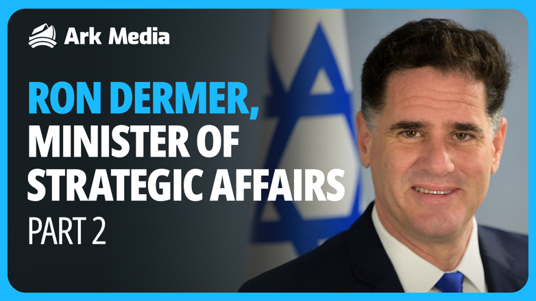 AmbDermer's tweet card. Go to RON DERMER, Minister of Strategic Affairs - Part 2.