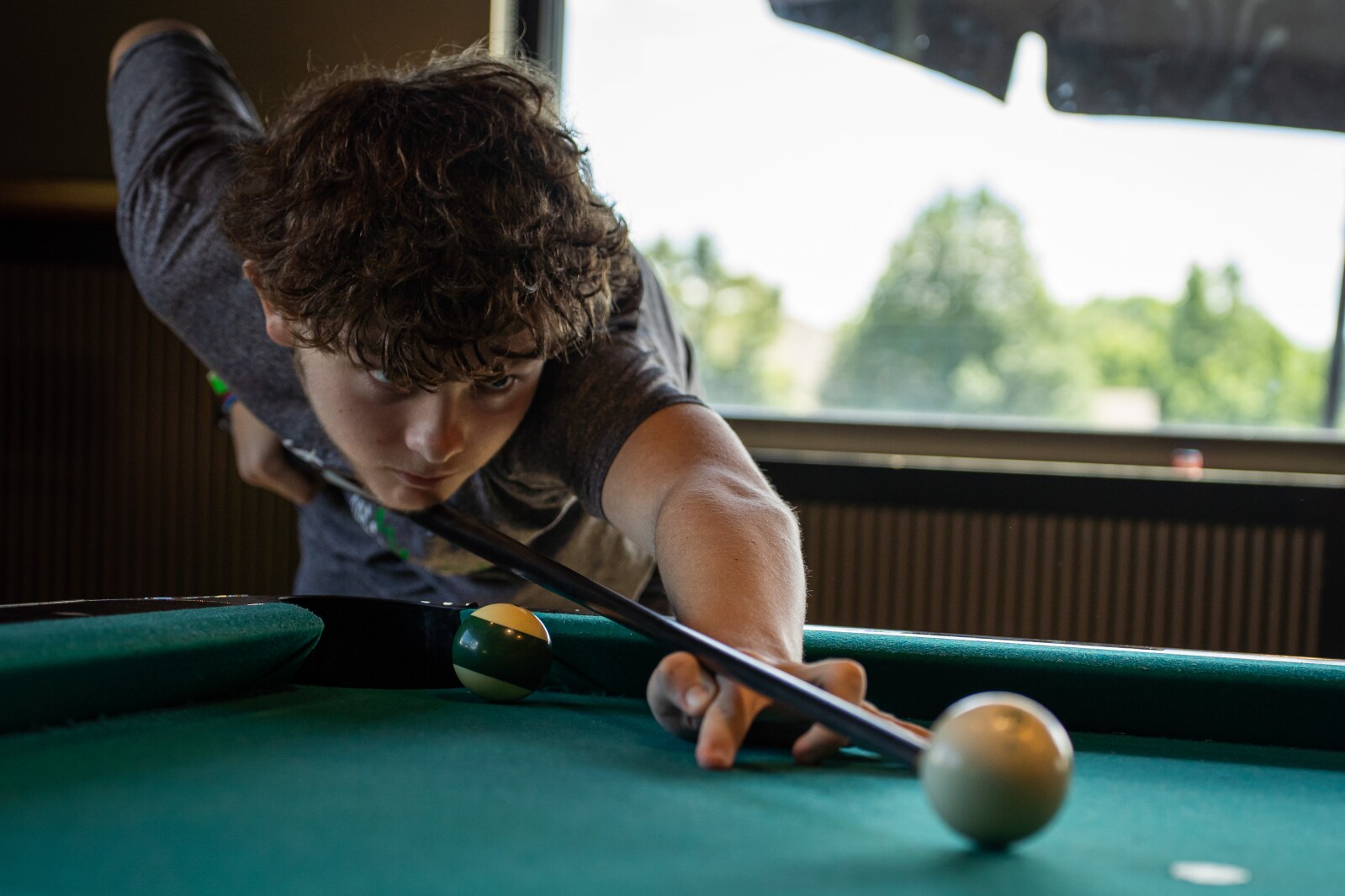 pbpruff's tweet card. Rochester 13-year-old Korbin Johnson will be among the favorites in an upcoming national pool tournament in Rochester. He took up the game after learning he couldn't play contact sports.