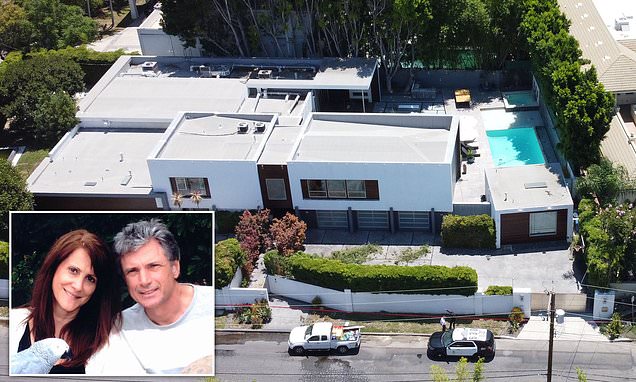 DailyMail's tweet card. An American Idol executive and her husband were murdered at their Los Angeles mansion with their own gun by a killer who called 911 himself, it is claimed.