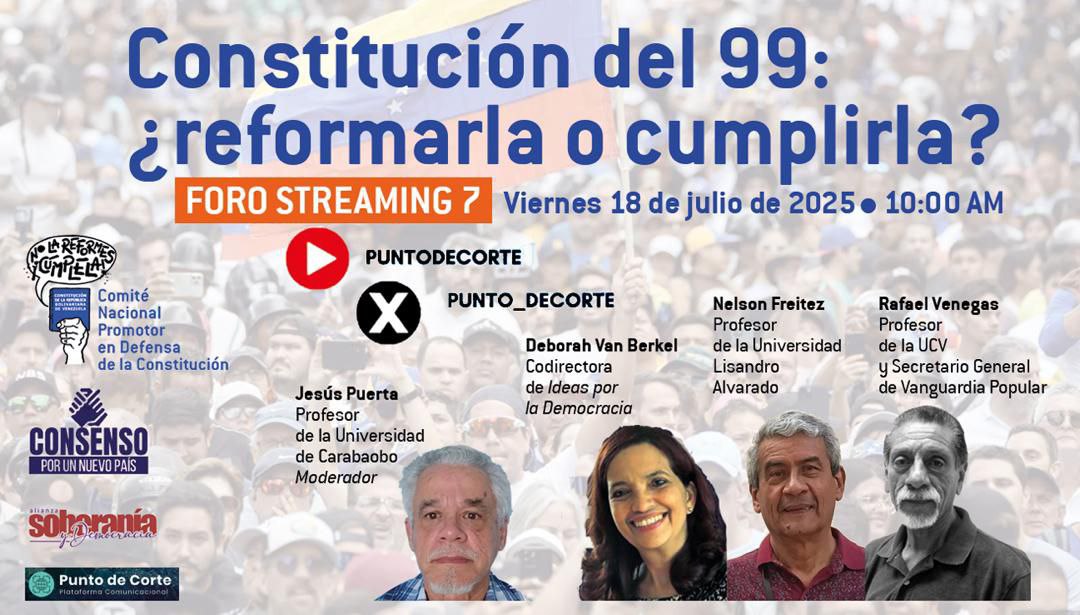 Punto_deCorte's tweet card. Deborah Van Berkel, Co-Directora de Ideas por la Democracia, enfatizó la importancia de la Constitución como un acuerdo ciudadano.
