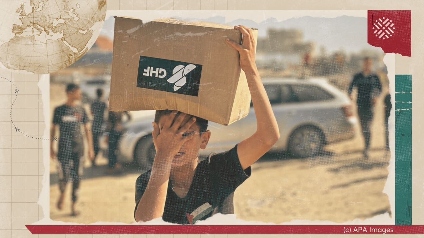 AlShabaka's tweet card. .يُبيّن هذا الموجز السياساتي أن خصخصة المساعدات والأمن في غزة تمثّل انتهاكًا للمبادئ الإنسانية الأساسية، إذ تُحوِّل المساعدات إلى أداة للسيطرة