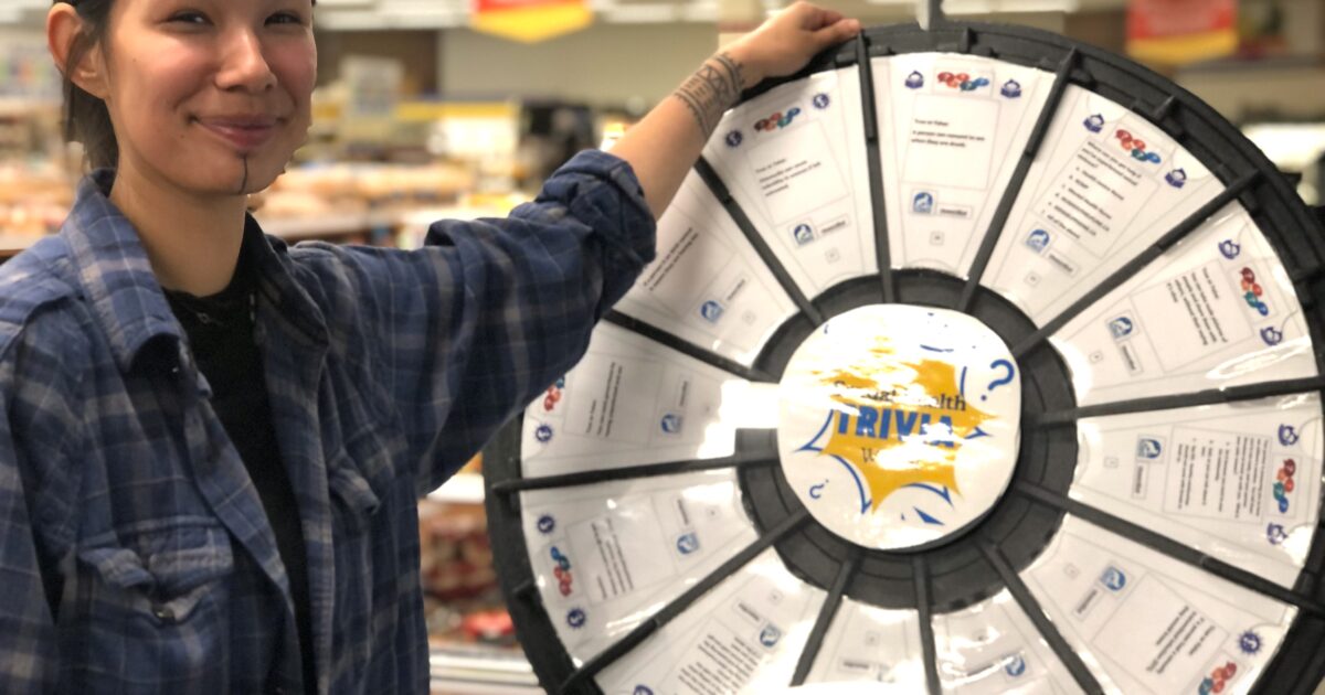 NunatsiaqNews's tweet card. Knowledge about sexual health — or simply an eagerness to learn — earned some lucky Iqaluit shoppers prizes Friday afternoon, as Nunavut public health staff installed a live pop-up game show in...