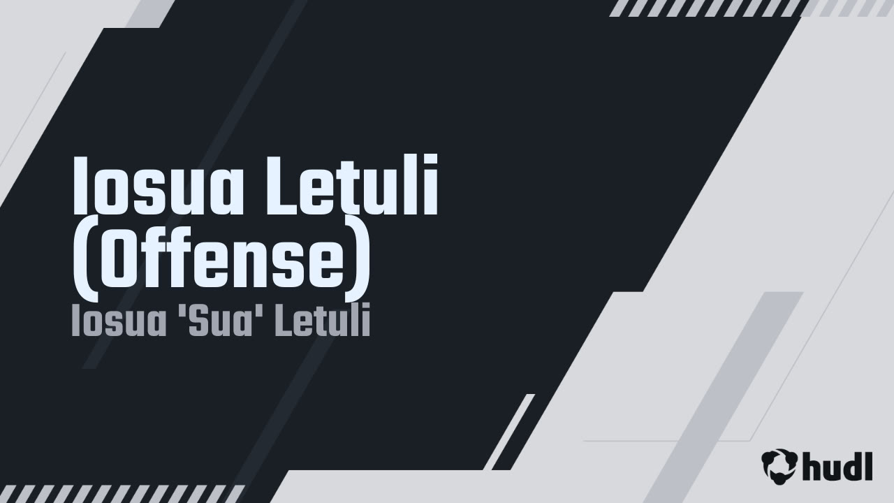 iosualetuli's tweet card. Iosua Letuli (Offense)