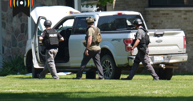 AndyNaselli's tweet card. A church security team stops a gunman and credits divine timing