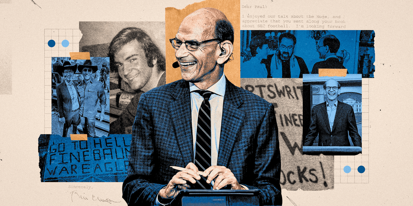 finebaum's tweet card. He's been hot-taking since before it was a media staple. But he's changed, or maybe he's less protective of the non-cartoon side of himself.