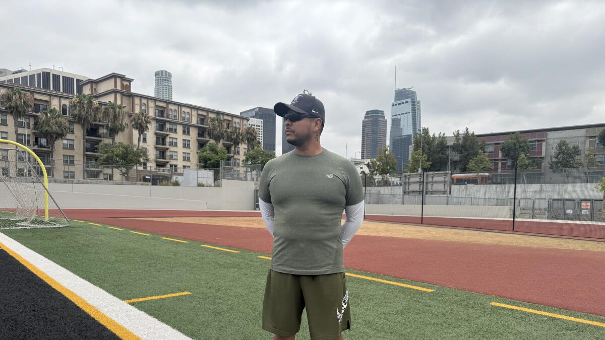 hbecerraLATimes's tweet card. Football players at Contreras, Roybal and Belmont high schools in L.A. have missed summer practices over fears fueled by immigration raids.