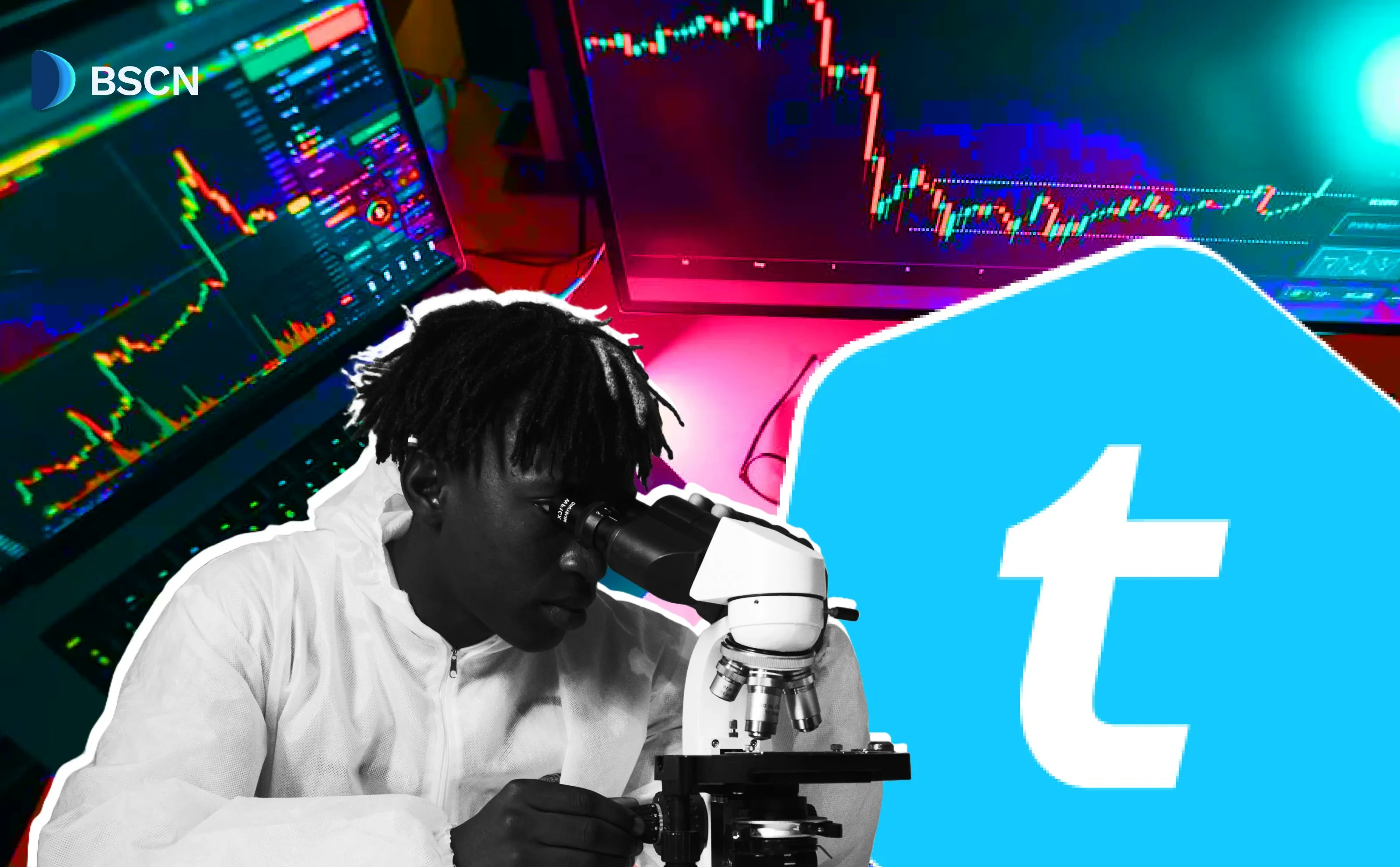 Telcoin price analysis with microscope and charts