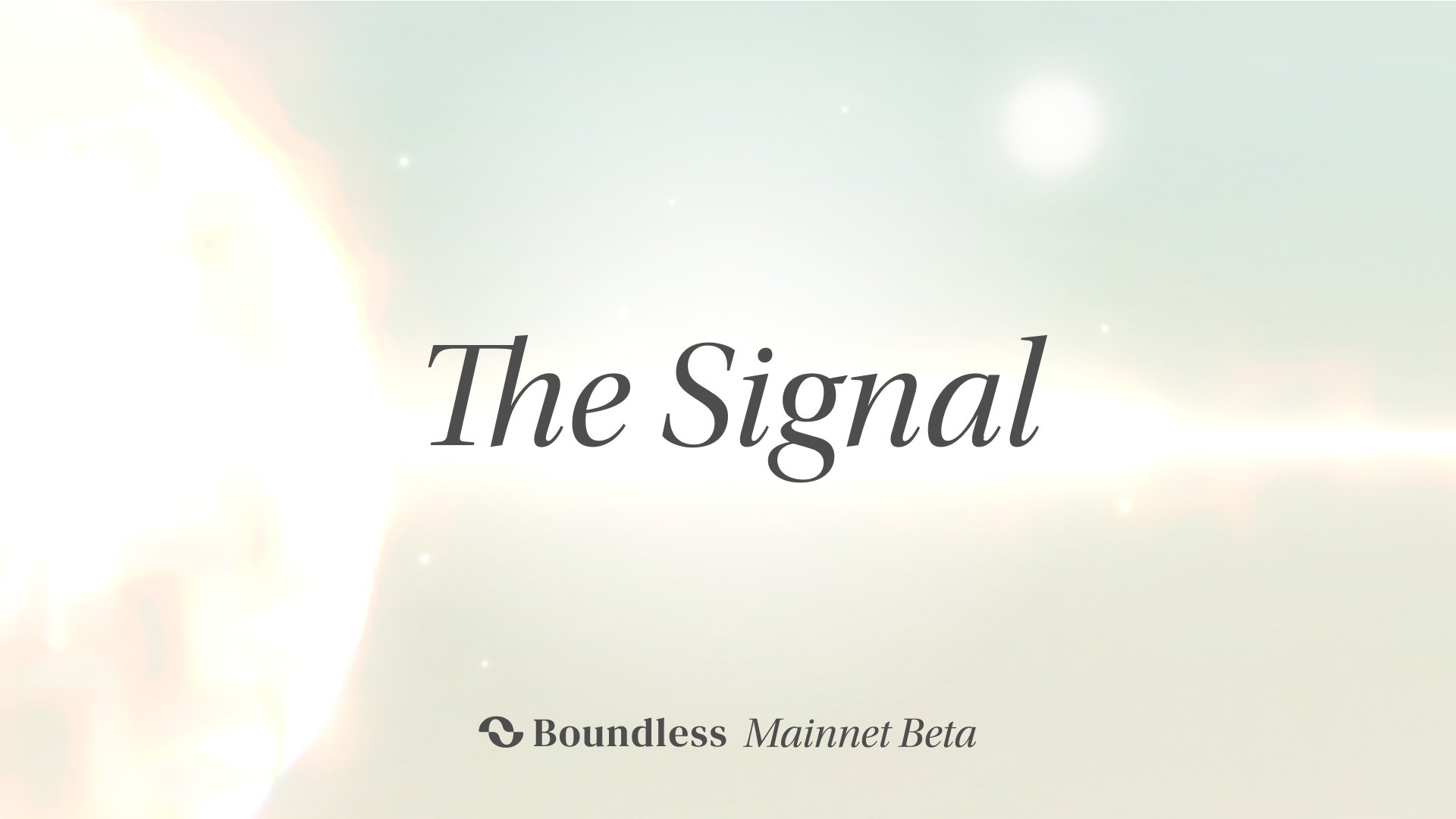Rainer__r's tweet card. Starting with Ethereum, The Signal is an industry-wide effort to prove all blockchains as an open-source utility. Powered by Boundless we will bring ZK everywhere, one chain at a time.