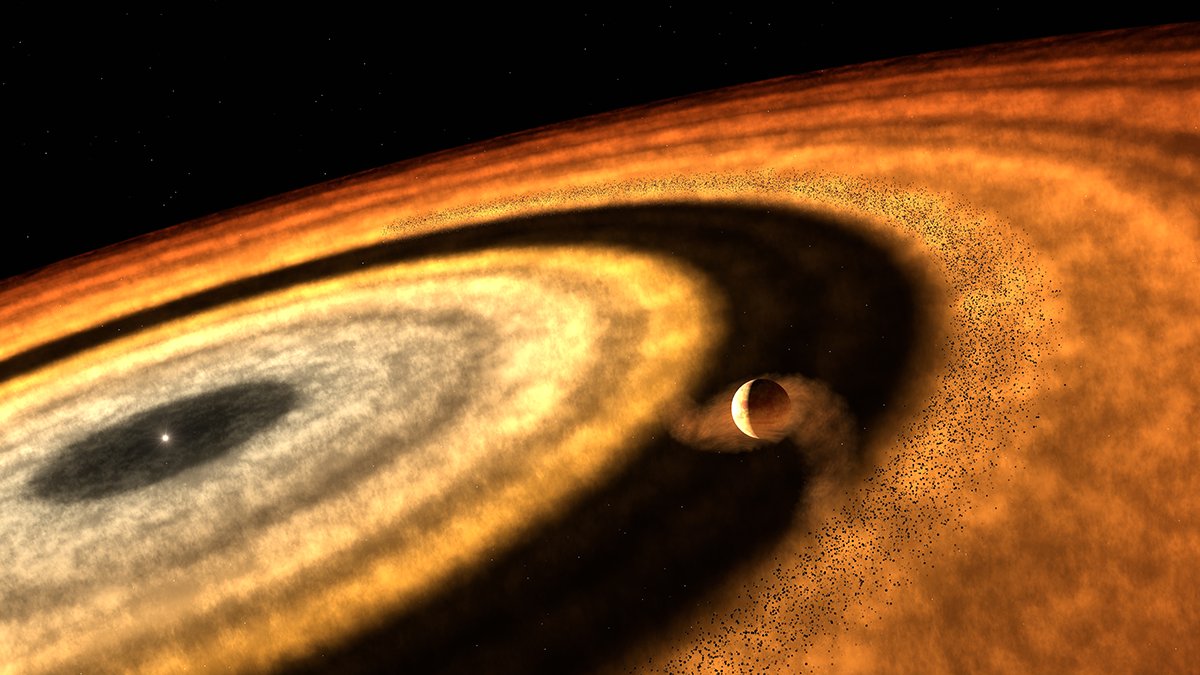 Astro_Jonny's tweet card. WASP-121b, an already unusual planet, might have a remote origin that explains some of its peculiar properties—from iron rain to the unexpected presence of methane.