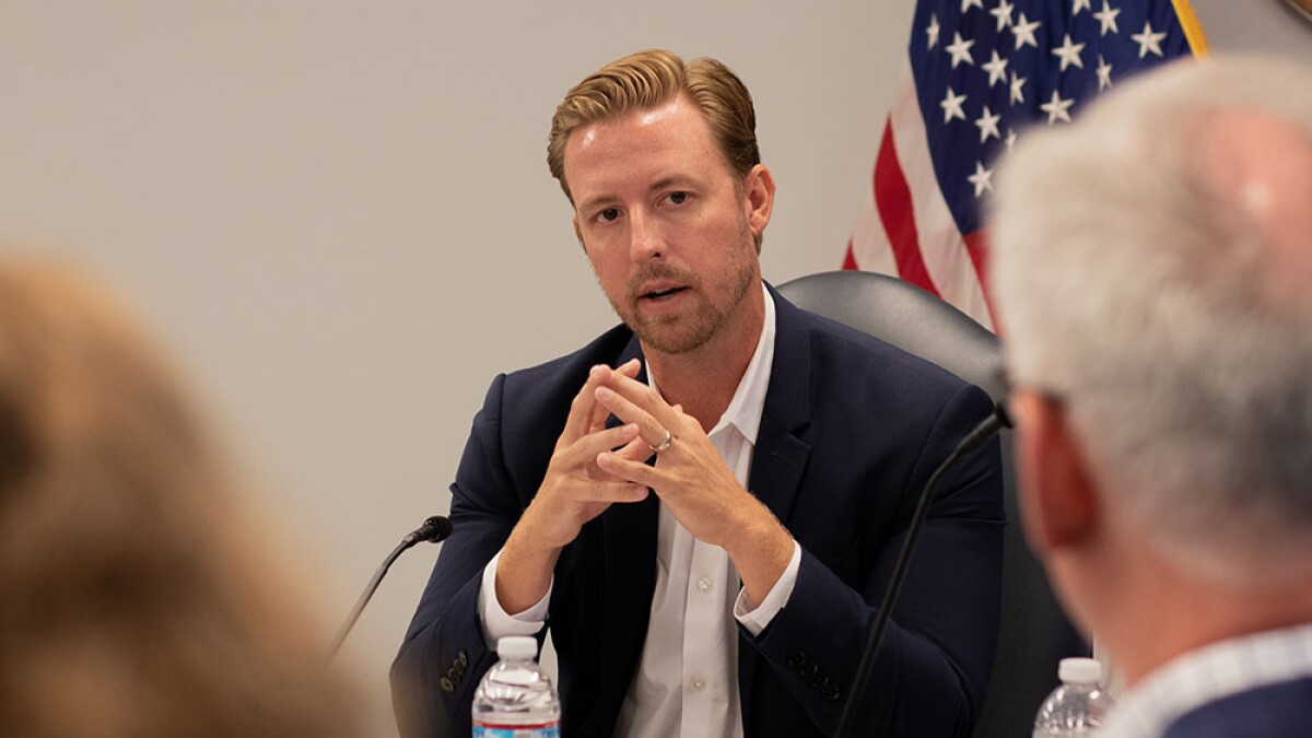 KOSURadio's tweet card. After Oklahoma State Superintendent Ryan Walters said he will require every district in the state to offer all students free lunch using existing funding, school officials pushed back.