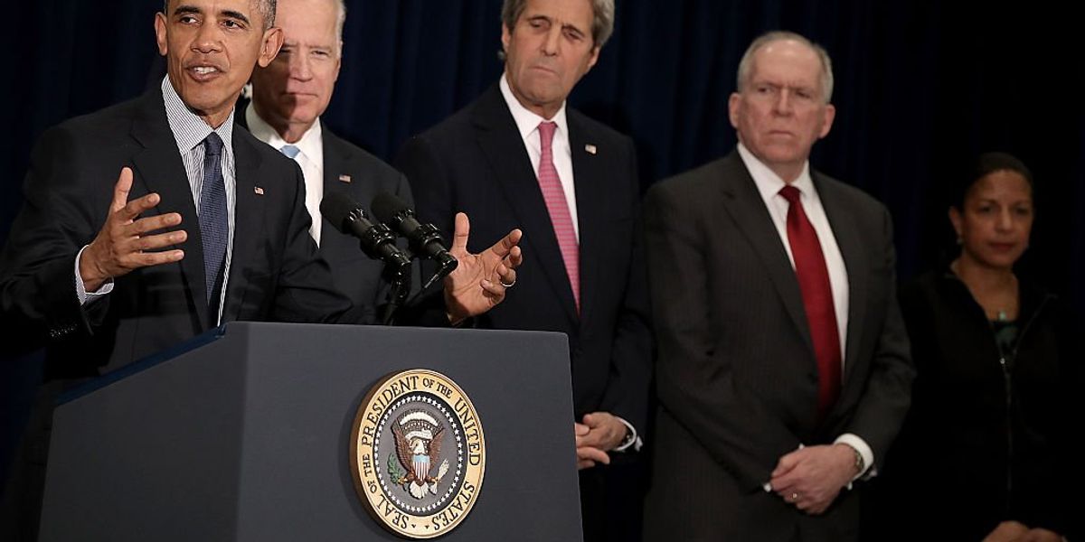 tgradous's tweet card. A CIA review and Tulsi Gabbard’s bombshell report reveal Obama-era intel chiefs manipulated 2016 election assessments. FBI opens criminal probe into perjury.