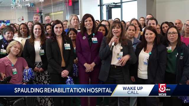 SpauldingRehab's tweet card. Monday's Wake Up Call comes from Spaulding Rehabilitation Hospital.