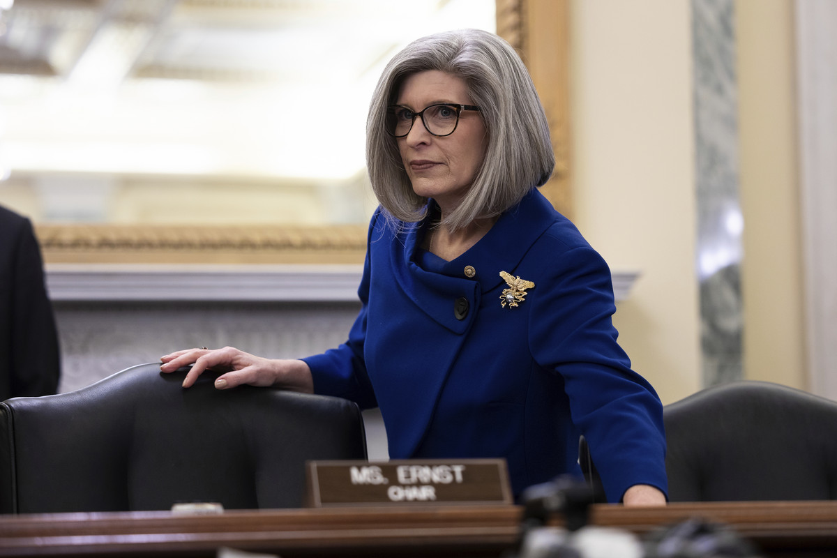 kelseytam's tweet card. “There’s a lot of stuff that went on overnight that kind of waylaid our plans," Sen. Joni Ernst said.