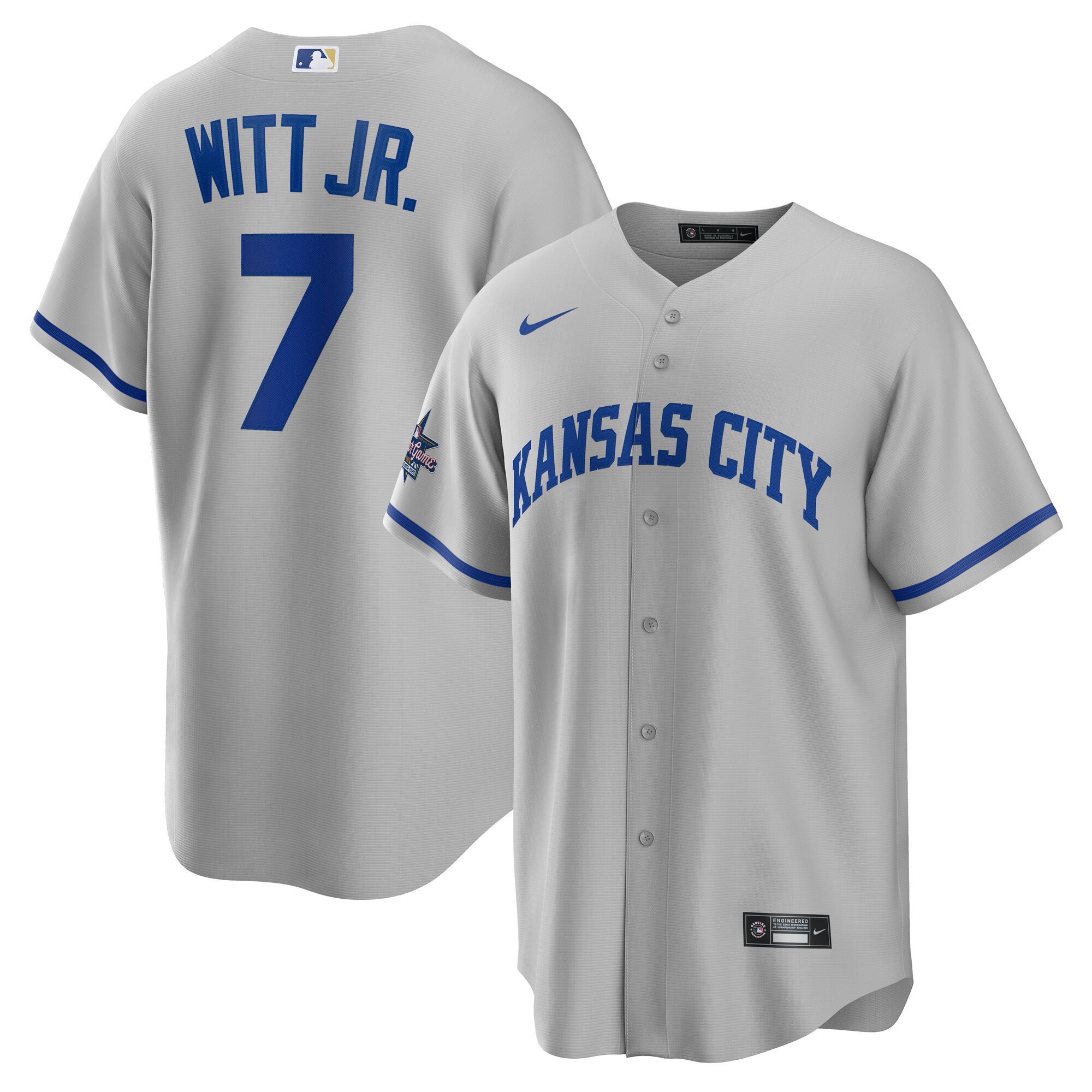 nut_history's tweet card. Gear up for the 2025 MLB All-Star Game with this Bobby Witt Jr. Replica Player Jersey from Nike. This replica Kansas City Royals jersey features an 2025 MLB All-Star Game graphic and a woven jock tag...