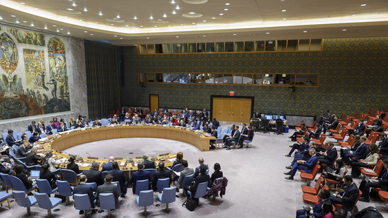 UN_Spokesperson's tweet card. Promoting international peace and security through multilateralism and peaceful settlement of disputes.