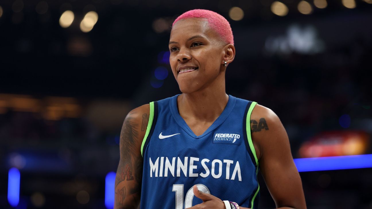 ESPN_WomenHoop's tweet card. Can New York catch Minnesota? How much will Caitlin Clark play? Here are the challenges facing each team.
