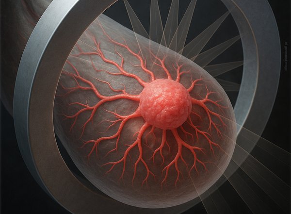 Caltech's tweet card. The method, which has now been tested on human patients, performs comparably to mammography and MRI without any of the risk or discomfort