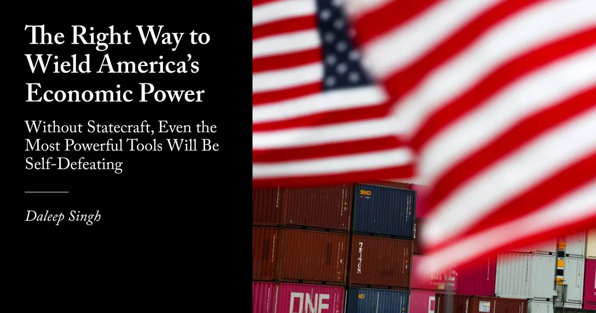 ForeignAffairs's tweet card. Without statecraft, even the most powerful tools will be self-defeating.