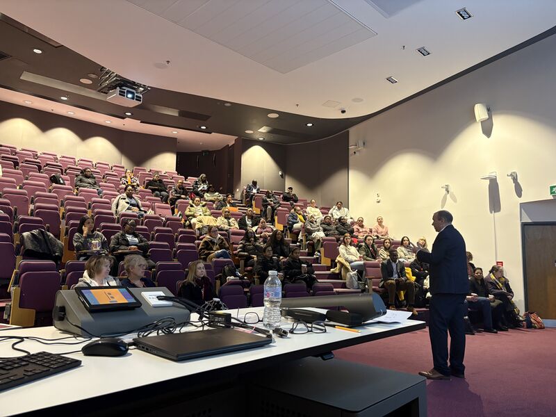 kelsbels1905's tweet card. Today we welcomed our new MSc Adult and MH students! Also joining them were our 19mth BSc students. In the afternoon they were joined by 40+ new international students who came from Kerala. Day 2...