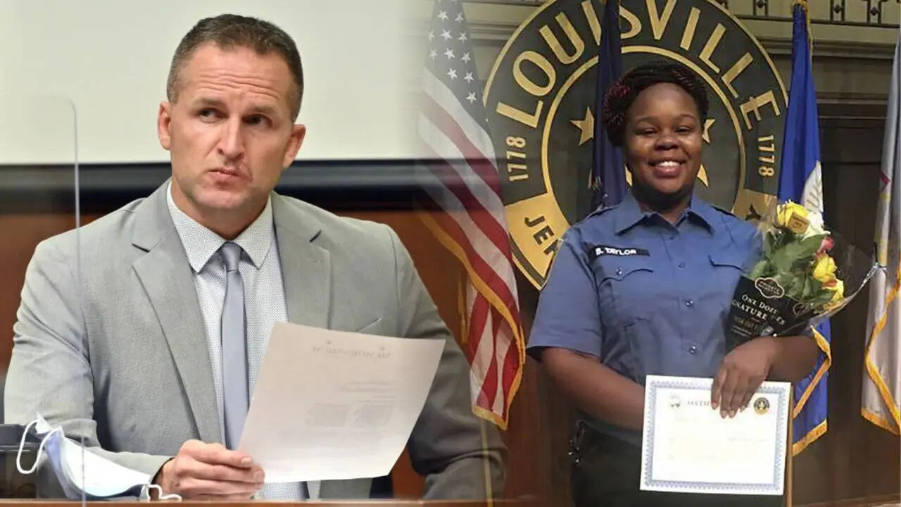 JustLeadersUSA's tweet card. Brett Hankison was sentenced to 33 months for violating Breonna Taylor’s civil rights, as Judge Jennings rejected the DOJ’s one-day sentence plea. Explore the verdict’s impact., US News, Times Now
