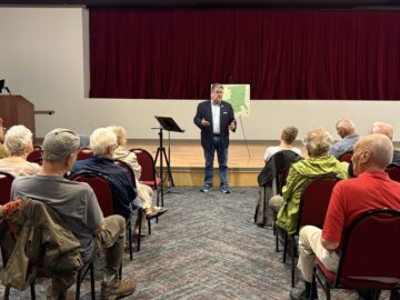 NYSenDems's tweet card. New York State Senator Pete Harckham hosted a “Coffee and Conversation” gathering on Monday, July 14, in the Camille Budarz Theater of the Ossining Public Library, which provided more than […]