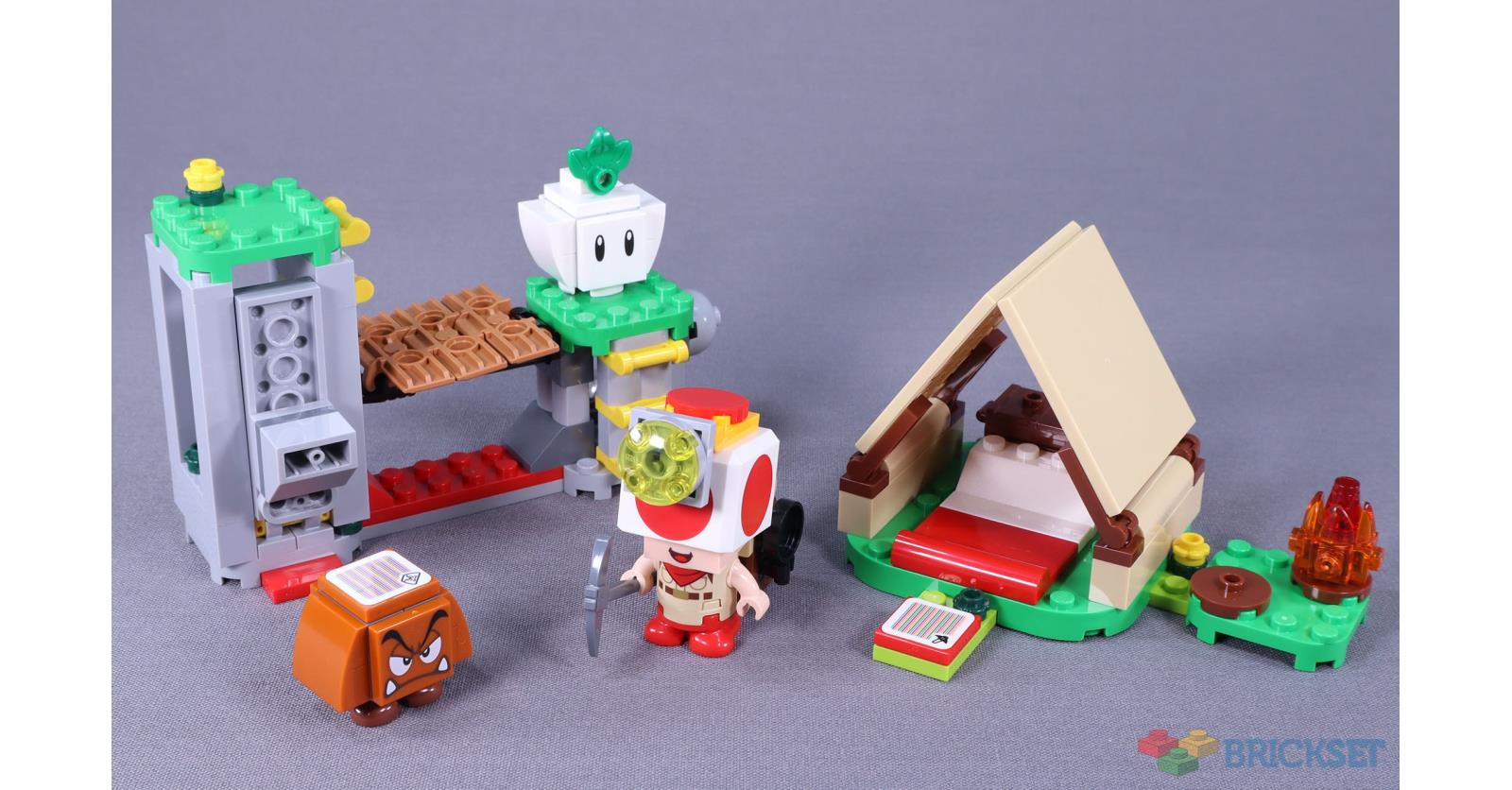 brickset's tweet card. Ready for adventure! As the leader of the Toad Brigade, Captain Toad made his debut in Super Mario Galaxy in 2007 and later got his own title, Captain Toad: Treasure Tracker , in 2014.