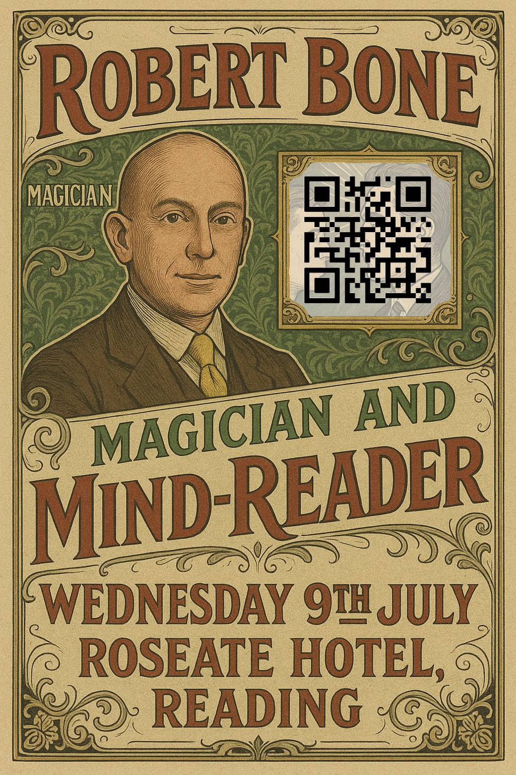 RobBone's tweet card. Welcome to the June 2025 edition of my newsletter; announcing a new live show in Reading in July, dinner parties, and even looking ahead to Christmas. New