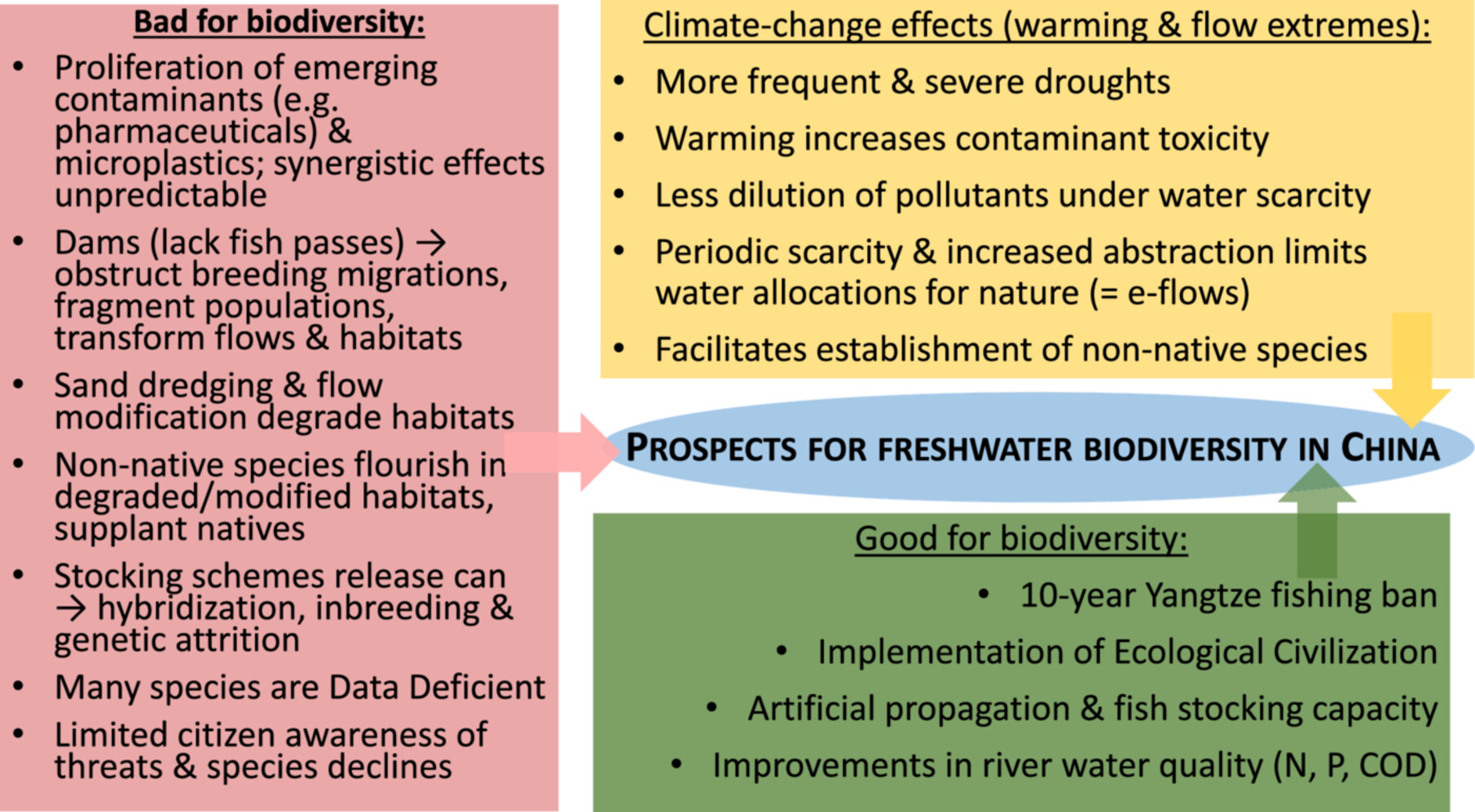 IntCon's tweet card. Freshwater biodiversity in China is threatened by multiple anthropogenic factors, and while there are some reasons to suppose it may be possible to bend the curve of biodiversity loss, the variety...